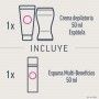 Veet Expert Kit de Depilación Zonas Íntimas, Crema Depilatoria 50 ml y Espuma 50 ml - Veet