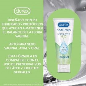 Preservativos Dame Placer + Lubricante Naturals H2O - Durex
