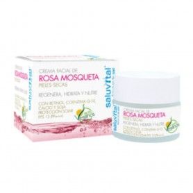 Crema Facial con Aceite de Rosa Mosqueta Piel Seca - Saluvital