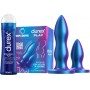 Pack Durex Anal Butt Plug Set de Juguetes Sexuales + Lubricante Play Original 50 ml