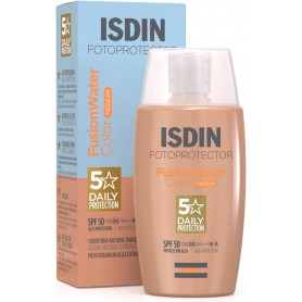 Protector solar facial Fusion Water con color SPF50 - Isdin