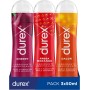 Pack Durex Lubricantes Íntimos sabores Cereza + Calor + Frescor 50 ml