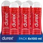 Pack x6 Durex Lubricante Sabor y Aroma Fresa de Base Agua 100 ml