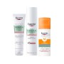 Pack Eucerin Dermopure Oil Control gel limpiador + Sérum + Protector solar SPF50 especial piel grasa o acné  - Eucerin