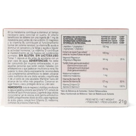 Cumlaude Serotogyn Nocta insomnio durante la menopausia  con melatonina 30 Cápsulas - Cumlaude
