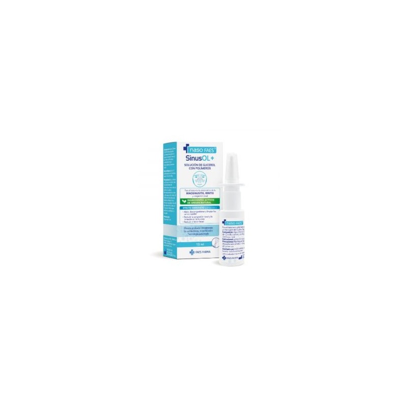 Sinusol Naso Faes Sinusol+ 15 ml - Descongestionante Nasal para Alivio Rápido