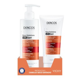 Rutina cabello seco dañado Champú Dercos Kera-Solutions + Mascarilla Dercos Kera-Solutions - Vichy