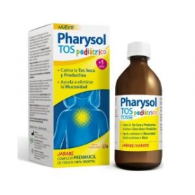 Pharysol Tos Pediátrico jarabe infantil tos seca y mucosidad a partir de un año 170gr - Pharysol