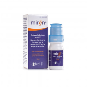 Miren Gotas Oftálmicas protección Anti-UV colirio ojo seco 10ml - Brill Pharma