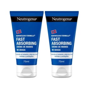 Neutrogena Crema de Manos Rápida Absorción menos secas y estropeadas 2x75ml - Neutrogena