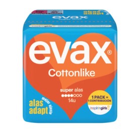 Evax Cottonlike Super Compresas con Alas - Evax