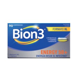 Bion3 Energy complemento alimenticio con probióticos energía y vitalidad 50+ 90 comprimidos - Bion