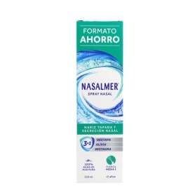 Nasalmer fuerza media 2 spray nasal isotónico de agua de mar congestión y secreción nasal 210ml - Nasalmer