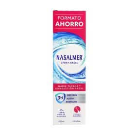 Nasalmer fuerza fuerte 3 spray nasal isotónico de agua de mar congestión nasal 210ml - Nasalmer