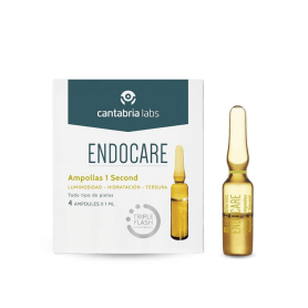 Endocare Ampollas 2 1 Second Triple Flash Luminosidad y Efecto Buena Cara al Instante 4 unidades - Cantabria Labs