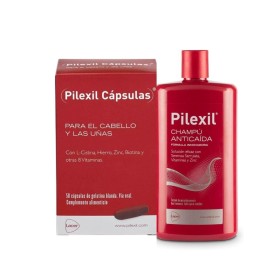 Pack Pilexil tratamiento 50 cápsulas caída capilar + champú perdida del cabello 300ml  - Pilexil