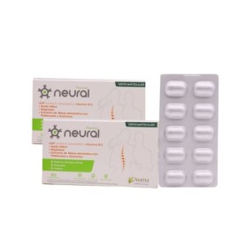 Pack X2 Neural Plactive complemento alimenticio ayuda nutricional 2x30 comprimidos - Opko Health