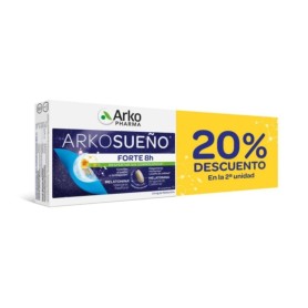 e 8h melatonina complemento alimenticio para el sueño2x30 comprimidos - Arkopharma