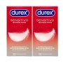 Pack x2 Durex Preservativos Super Finos Contacto Total 12 + 12