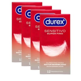 Pack x4 Preservativos Sensitivo Contacto Total 48 Condones - Durex