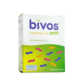 Bivos Lactobacillus complemento alimenticio con próbiotico digestión infantil 10 sobres 1,5gr - Bivos