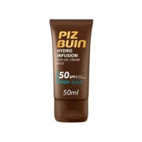 Piz Buin Hydro Fusion Gel Crema Facial SPF 50 50 ml Protector Solar Hidratante de Absorción Rápida - Piz Buin