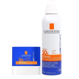 Pack Anthelios UVSPORT protección solar Bruma SPF50+ 200ml + Stick Pro Resistance 10ml - La Roche Posay