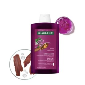 Klorane champú estimulante Quinina crecimiento del cabello 400ml - Klorane