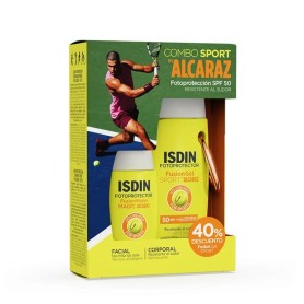 Isdin Pack By Alcaraz protección solar rostro y cuerpo Fusion Water Magic 50ml + fotoprotector gel sport SPF50 100ml - Isdin