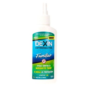 Dexin antimosquitos familiar repelente de insectos picaduras mosquito tigre 8h +12 meses 100ml - Dexin