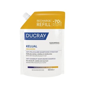 Kelual Squanorm Champú hidratante anticaspa cabello caspa seca refill 400ml - Ducray