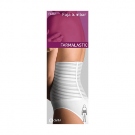 Faja lumbar espalda corrección postura talla 1  - Farmalastic