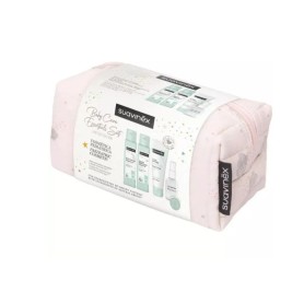 Suavinex Baby Care Essentials set cosmética pediátrica 4 productos ingredientes naturales para el bebé color rosa - Suavinex