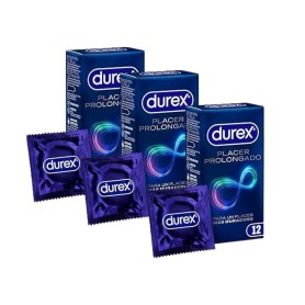 Pack x3 Durex Placer Prolongado Preservativos con Efecto Retardante