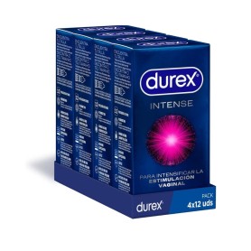Pack x4 Preservativos Intense Orgasmic con gel estimulante del clítoris 48 Condones - Durex