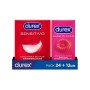 Preservativos Sensitivo Suave 24 + Dame Placer Con Puntos y Estrías 12 - Durex