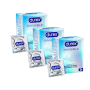 Pack x3 Preservativos Durex Invisibles Super Finos 24 - Total 72 condones