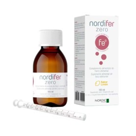 Nodifer Zero complemento alimenticio con hierro elemental sabor limón 100ml - Nordic Pharma