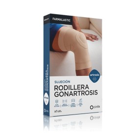 Farmalastic rodillera artrosis gonartrosis sujeción y alivio del dolor color beige talla mediana 1 unidad - Farmalastic