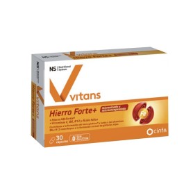 Ns Vitans hierro forte+ complemento alimenticio anemia y carencia de hierro 30 cápsulas -Ns Cinfa