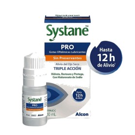 Systane Pro gotas oftálmicas lubricantes alivio ojo seco 12h 10ml - Systane