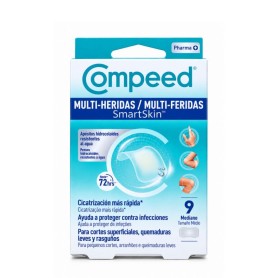 Compeed multi-heridas apósitos hidrocoloides resistente al agua talla mediana 9 unidades - Compeed