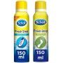 Desodorante Spray Calzado Fresh Step + Desodorante Spray Pies Anti-transpirante - Scholl