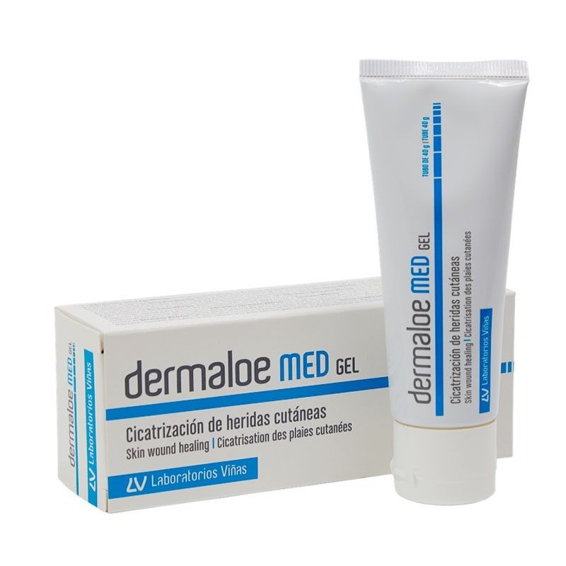 VIÑAS DERMALOE Gel – 40 G, Hautberuhigendes Dermo-Gel Mit Aloe Vera