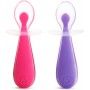 Munchkin - Cucharas de entrenamiento de silicona Gentle Scoop, 2 uds (colores aleatorios)