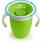 Munchkin Miracle 360 Vaso de Entrenamiento con Asas Verde - 207 ml