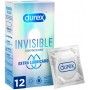 Durex Invisibles Extra Lubricados 12 Preservativos - Durex