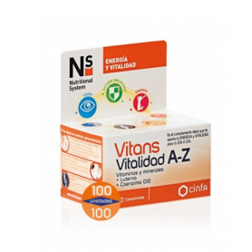 Complemento alimenticio Vitans Vitalidad A-Z 100 cápsulas- Ns Cinfa