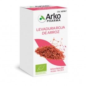 Arkocápsulas Levadura Roja De Arroz  45 Cápsulas Complemento alimenticio para ayudar al bienestar - Arkopharma