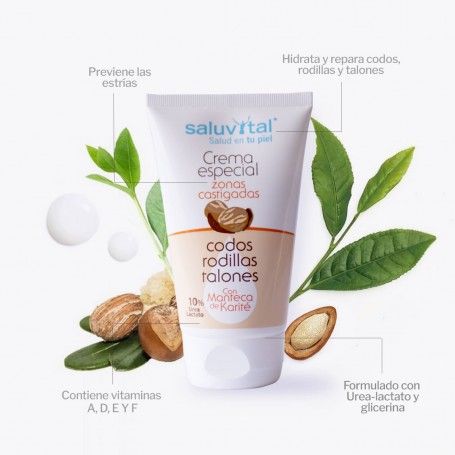 Crema Especial Zonas Castigadas con Manteca de Karité - Saluvital